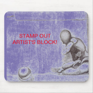 Artists and creative people dread artist's block m mouse mat