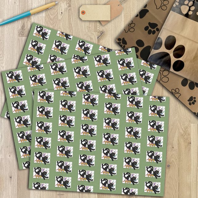 Artist's Black Cat Tissue Paper (Creator Uploaded)