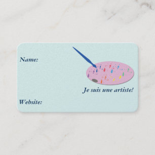 Artist's Business Card