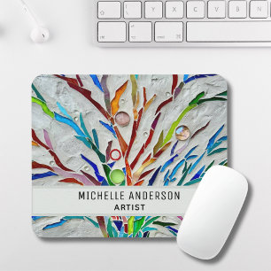 Artist's Colourful Mouse Mat