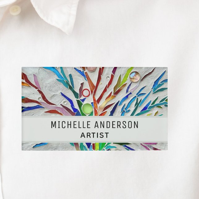 Artist's Colourful  Name Tag (Creator Uploaded)