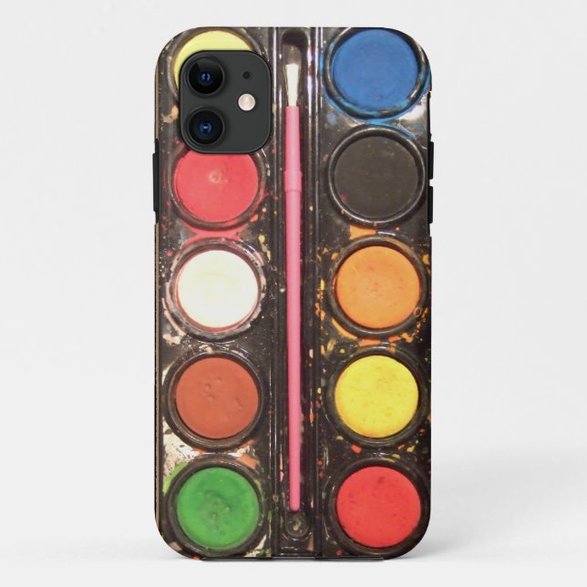 Artist's colourful paint colour box Case-Mate iPhone case (Back)