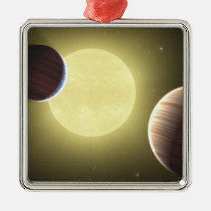 Artist's concept 2 metal tree decoration