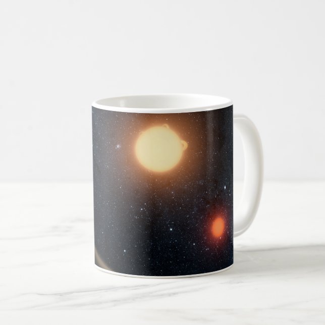 Artist's Concept Illustrating Kepler-16b. Coffee Mug (Front Right)