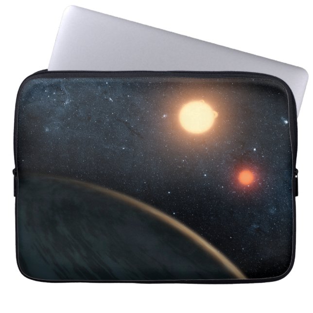 Artist's Concept Illustrating Kepler-16b. Laptop Sleeve (Front)