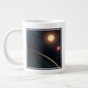 Artist's Concept Illustrating Kepler-16b. Large Coffee Mug