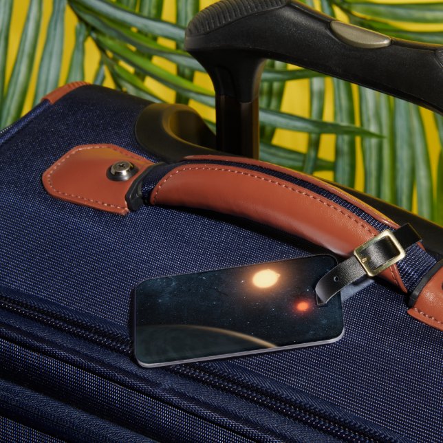 Artist's Concept Illustrating Kepler-16b. Luggage Tag (Front Insitu 3)