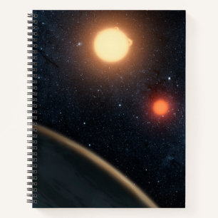 Artist's Concept Illustrating Kepler-16b. Notebook