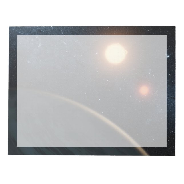 Artist's Concept Illustrating Kepler-16b. Notepad (Front)