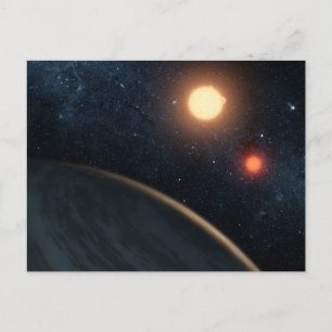 Artist's Concept Illustrating Kepler-16b. Postcard
