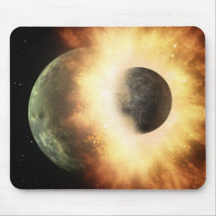 Artist's concept of a celestial body mouse mat