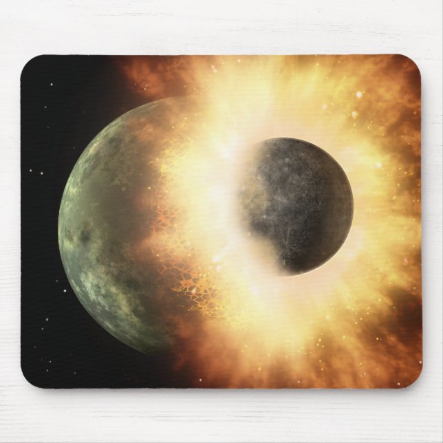 Artist's concept of a celestial body mouse mat (Front)
