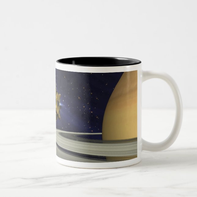 Artists concept of Cassini Two-Tone Coffee Mug (Right)