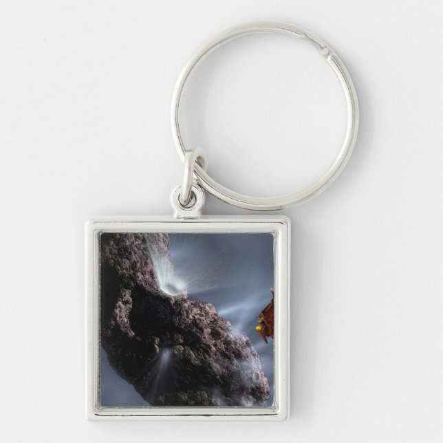 Artist's concept of Deep Impact's Encounter Key Ring (Front)