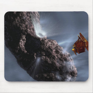Artist's concept of Deep Impact's Encounter Mouse Mat