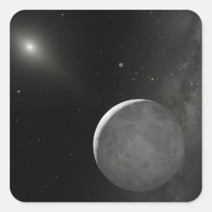 Artist's concept of Kuiper Belt object Square Sticker