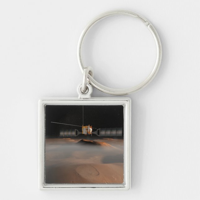 Artist's concept of Mars Express spacecraft Key Ring (Front)