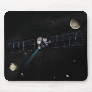 Artist's concept of the Dawn spacecraft in orbi Mouse Mat