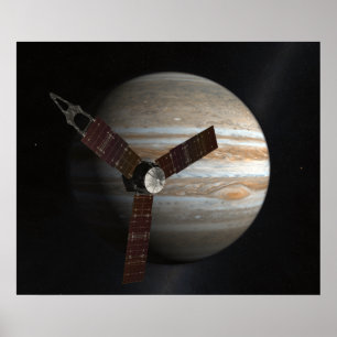 Artist's concept of the Juno spacecraft Poster