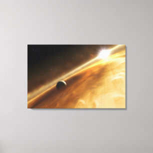 Artist's concept of the star Fomalhaut Canvas Print
