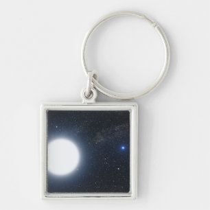 Artist's concept showing the binary star system key ring
