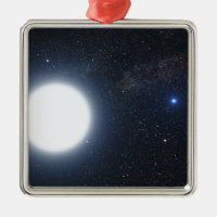 Artist's concept showing the binary star system