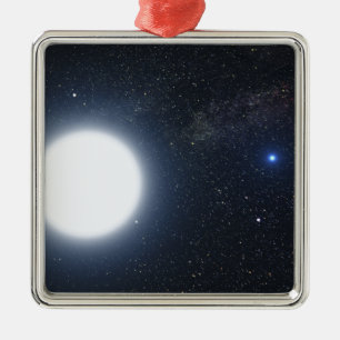 Artist's concept showing the binary star system metal tree decoration
