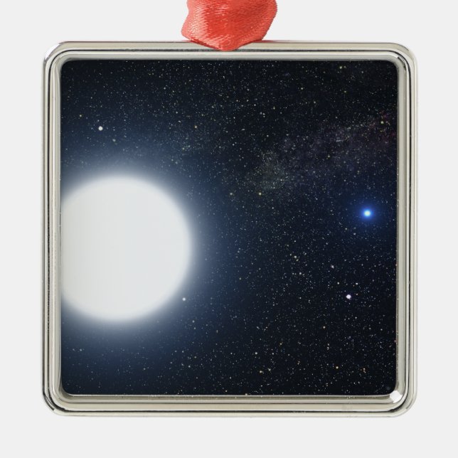 Artist's concept showing the binary star system metal tree decoration (Front)