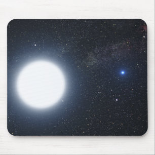 Artist's concept showing the binary star system mouse mat