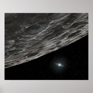 Artist's Conception of a Kuiper Belt Object Poster
