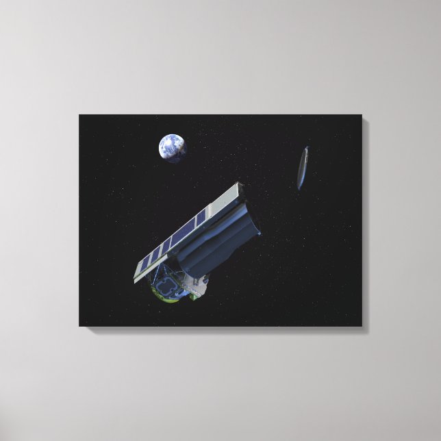 Artists conception of Spitzer Canvas Print (Front)