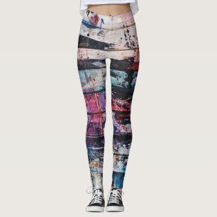 artists floor painting leggings
