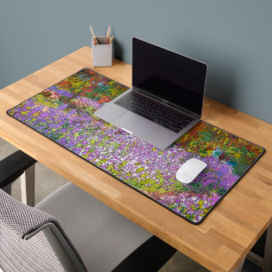 Artist's Garden at Giverny by After Claude Monet Desk Mat