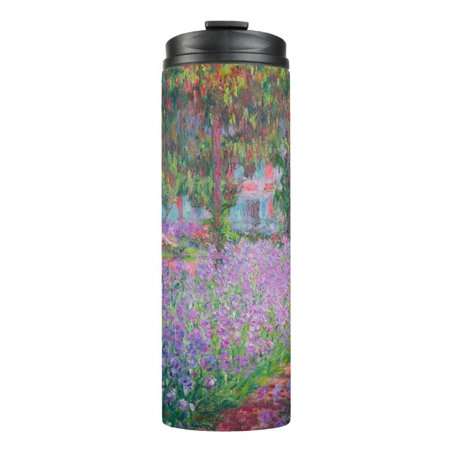 Artist's Garden at Giverny by Claude Monet Thermal Tumbler (Front)