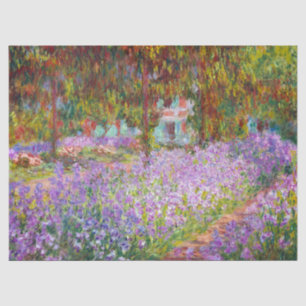 Artist's Garden at Giverny by Claude Monet Tissue Paper