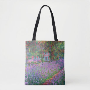 Artist's Garden at Giverny by Claude Monet Tote Bag