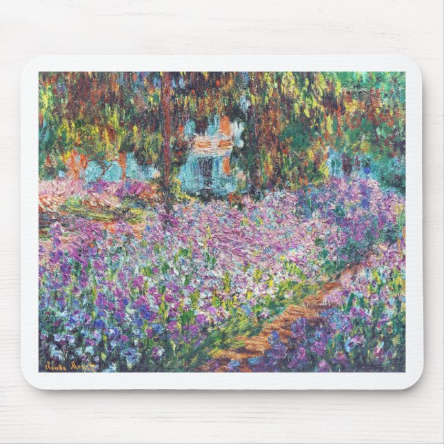 Artist's Garden Giverny Mouse Mat (Front)