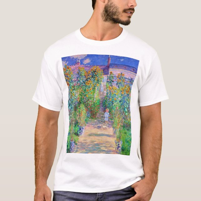 Artist's Garden, Monet T-Shirt (Front)