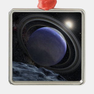 Artist's illustration metal tree decoration