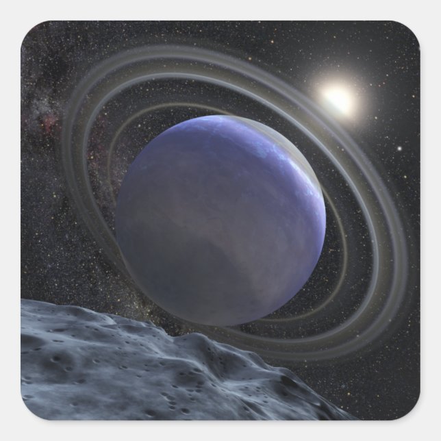 Artist's illustration square sticker (Front)