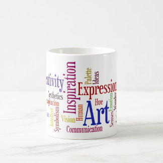 Artist's Mug - Inspiration, Creativity Word Cloud