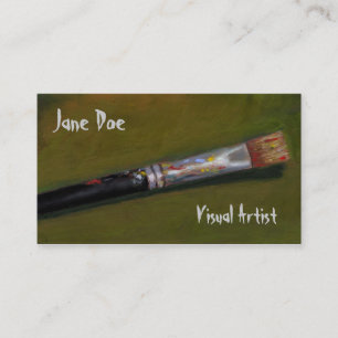 ARTIST'S PAINTBRUSH: BUSINESS CARD