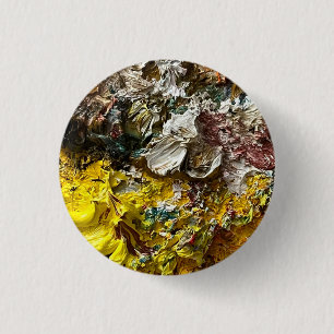 Artist's palette #1 3 cm round badge