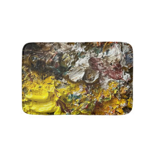Artist's palette #1 bath mat