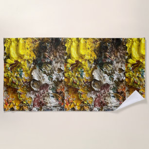 Artist's palette #1 beach towel