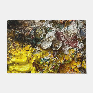 Artist's palette #1 doormat