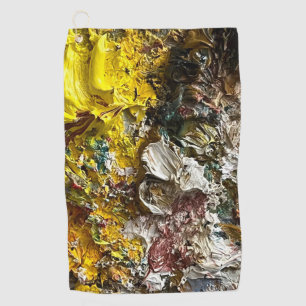 Artist's palette #1 golf towel