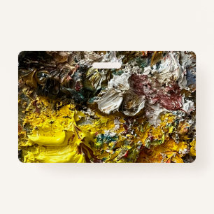 Artist's palette #1 ID badge