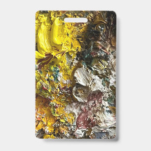 Artist's palette #1 ID badge