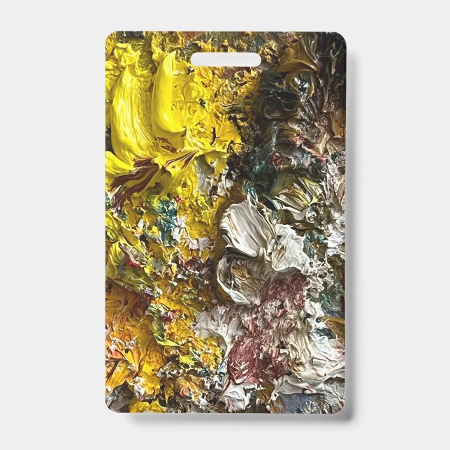 Artist's palette #1 ID badge (Front)